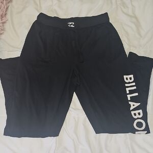 Billabong Black Jogger Loungwear with White Logo